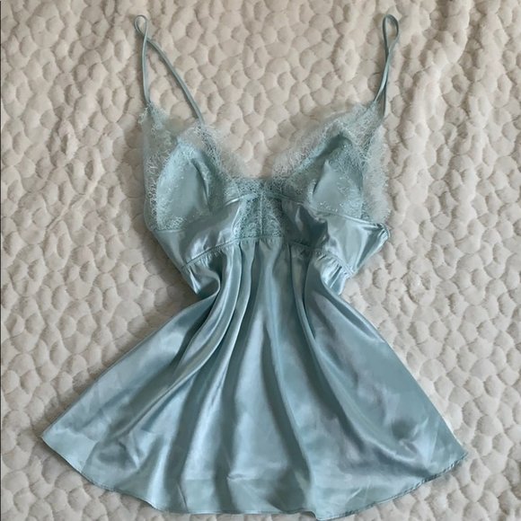 VERY SEXY Chantilly Lace Satin Babydoll Slip - Picture 6 of 10